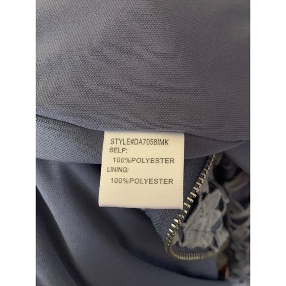 GB Gianni Bini Mini Sleeveless Dress Crochet Blue Summer - Picture 6 of 6